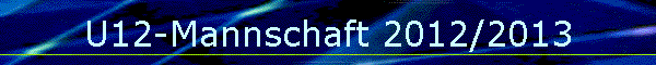 U12-Mannschaft 2012/2013
