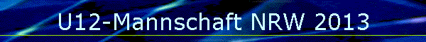 U12-Mannschaft NRW 2013