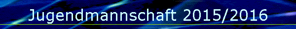Jugendmannschaft 2015/2016