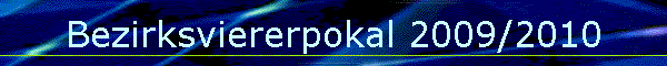 Bezirksviererpokal 2009/2010