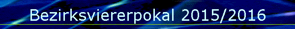 Bezirksviererpokal 2015/2016