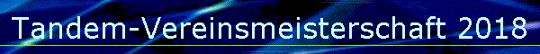 Tandem-Vereinsmeisterschaft 2018