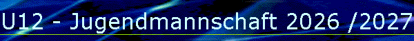 U12 - Jugendmannschaft 2026 /2027
